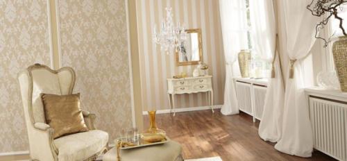 Комбинированные обои в спальню. Варианты комбинирования