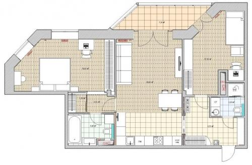Как преобразить однокомнатную квартиру 40 кв.м в двухкомнатную: советы и идеи 15 Как преобразить однокомнатную квартиру 40 кв.м в двухкомнатную: советы и идеи 15