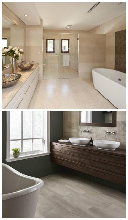 Варианты укладки плитки в ванной. Актуальные формы и дизайн керамической плитки