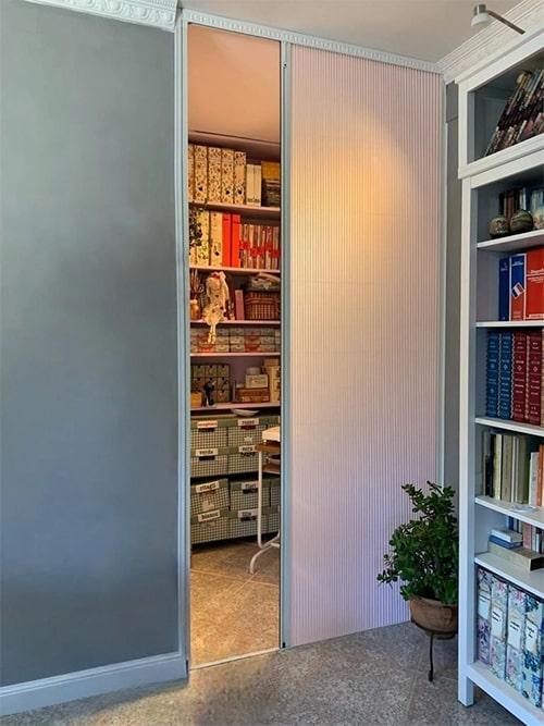 Какие есть варианты дверей для новой перегородки.  Новейшее решение для зонирования — перегородки плиссе