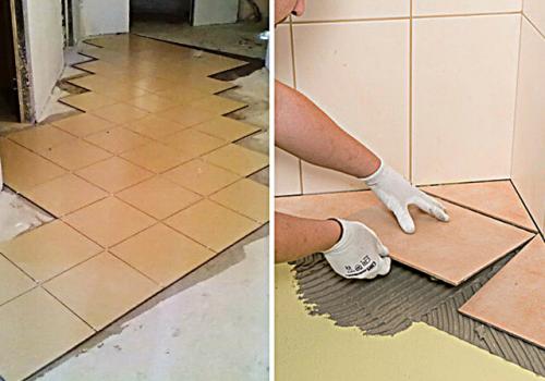 Откуда начинать клеить плитку по диагонали. Укладка керамической плитки по диагонали. 18 Откуда начинать клеить плитку по диагонали. Укладка керамической плитки по диагонали. 18