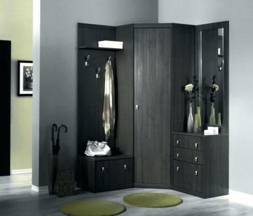 Шкаф встроенный в стену угловой. Угловые шкафы-купе