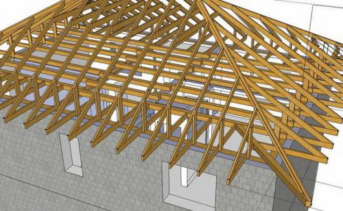 Шатровая крыша чертеж. Шатровая крыша: чертежи и правила монтажа