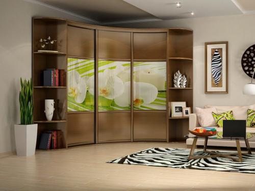 Встроенный угловой шкаф в гостиную. Плюсы и минусы углового шкафа в зале