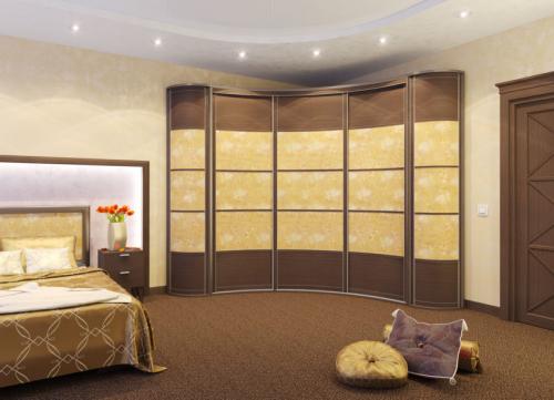 Дизайн углового шкафа-купе для гостиной или зала. Угловые шкафы-купе для разных комнат