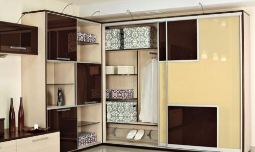 Дизайн углового шкафа-купе для гостиной или зала. Угловые шкафы-купе для разных комнат