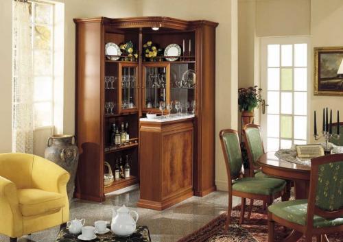 Угловой шкаф в гостиную в современном стиле. Плюсы и минусы углового шкафа в зале