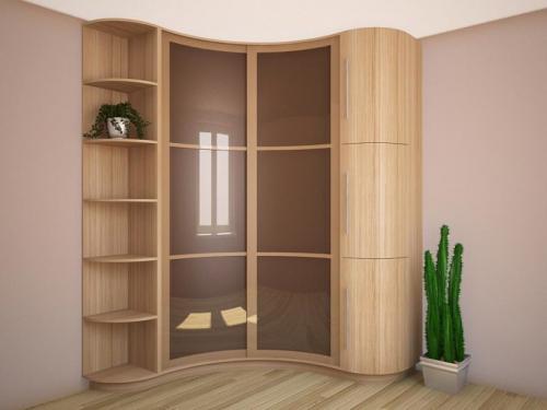 Дизайн углового шкафа-купе для гостиной или зала. Угловые шкафы-купе для разных комнат