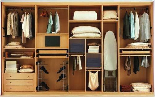 Внутреннее наполнение шкафа. Планировка и основные элементы