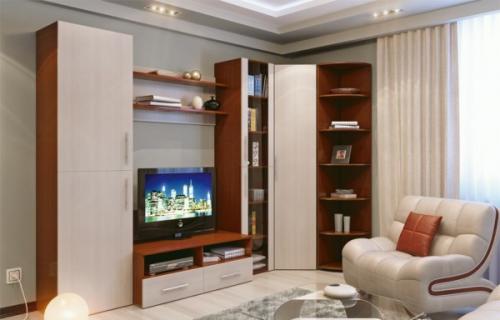 Гостиная угловая. Особенности угловой мебели в гостиную, существующие варианты
