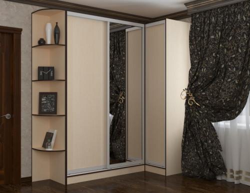 Угловой шкаф в спальню. Функции углового шкафа в спальне