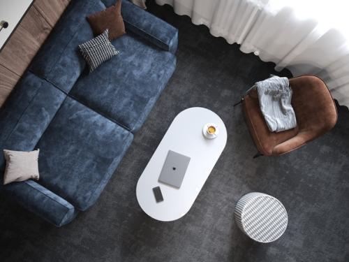 Интерьер гостиной в номере отеля. 04