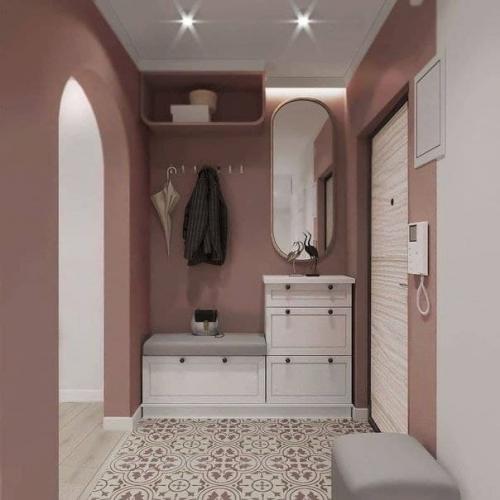 Проект квартиры в нежных и спокойных тонах. 07