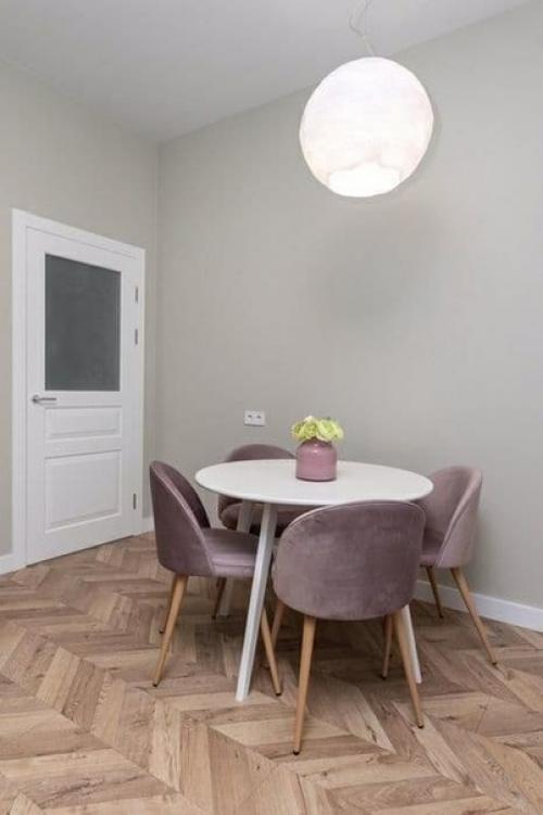 Дизайн квартиры в нежных пастельных тонах. 01