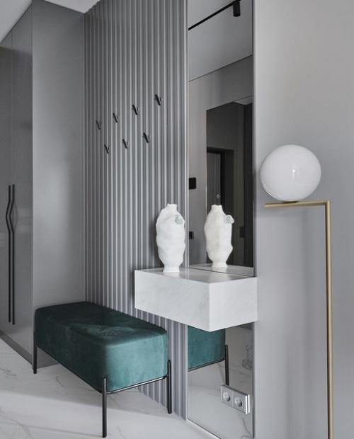 Интерьер получился весьма лаконичным, но при этом выразительным. 01