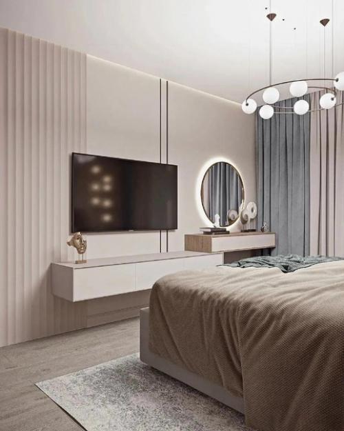 Идеальный дизайн спальной комнаты. 01