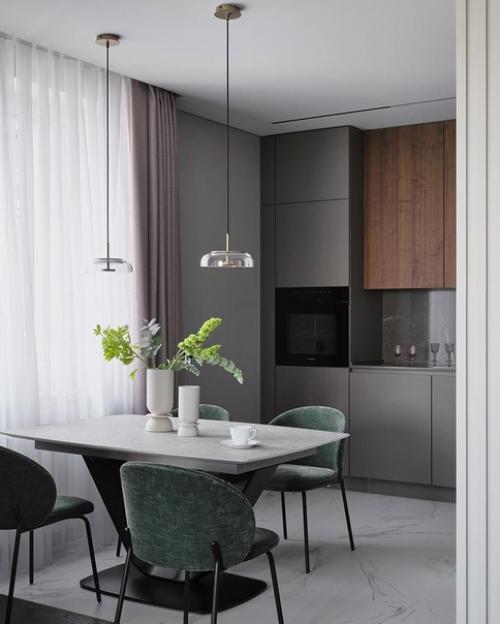 Интерьер получился весьма лаконичным, но при этом выразительным. 07