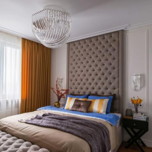 Компактная спальня площадью 14 кв м.