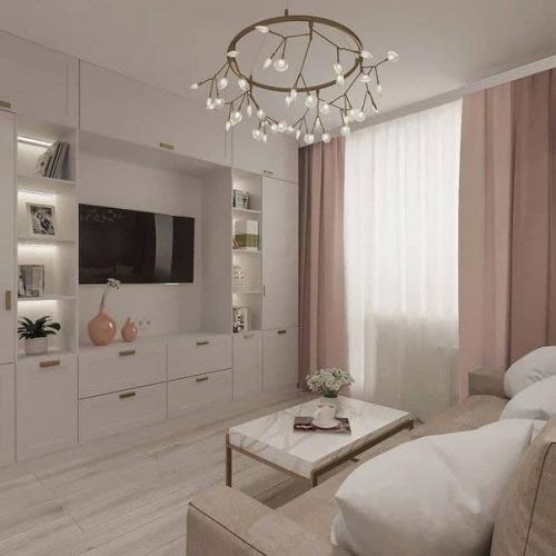 Проект квартиры в нежных и спокойных тонах. 05