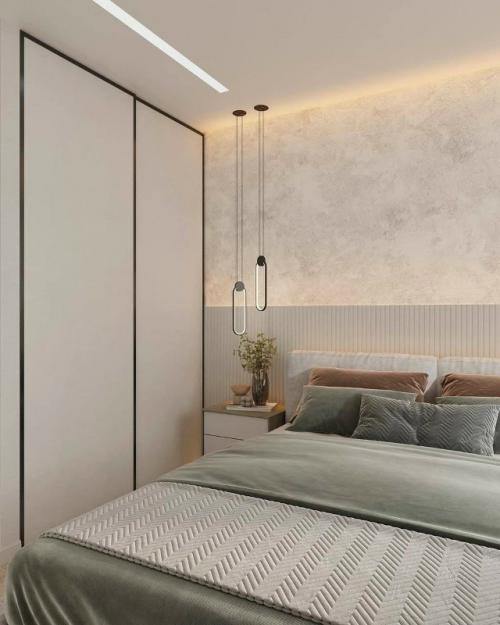 Современный интерьер в спокойной палитре. 06