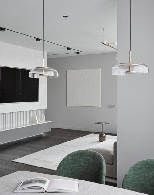 Интерьер получился весьма лаконичным, но при этом выразительным. 02