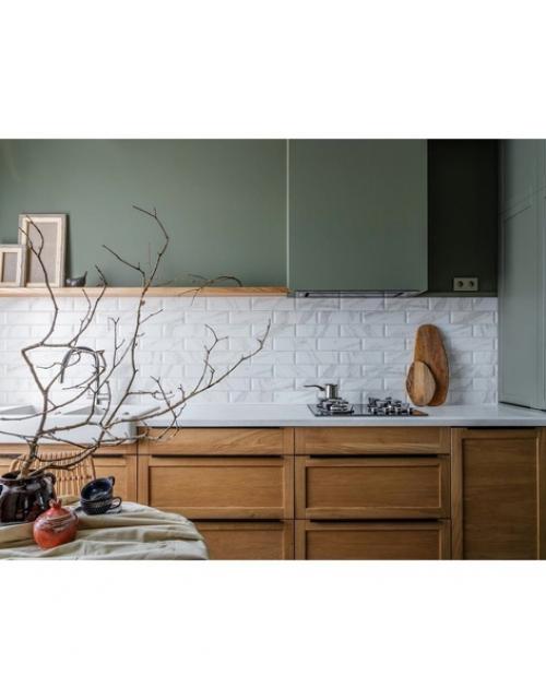 Зеленые оттенки в интерьере, они выглядят очень стильно и умиротворенно. 01