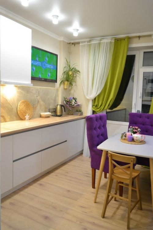 Очень симпатично.  Хочется задержаться на такой кухне. 07