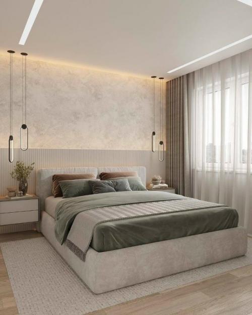 Современный интерьер в спокойной палитре. 05