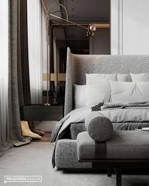 Спальня в современном стиле. 01