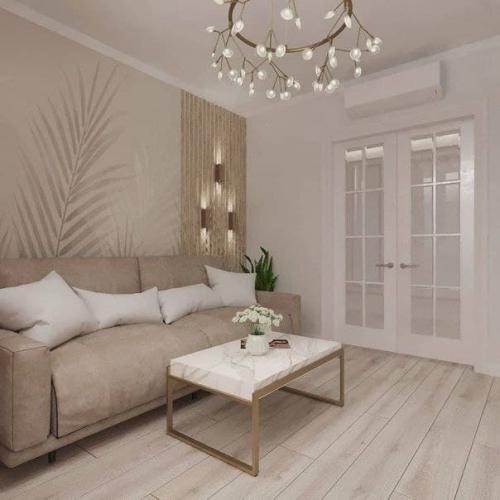 Проект квартиры в нежных и спокойных тонах. 04