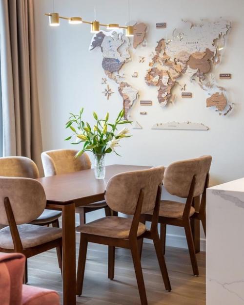 Яркая кухня - гостиная. 05