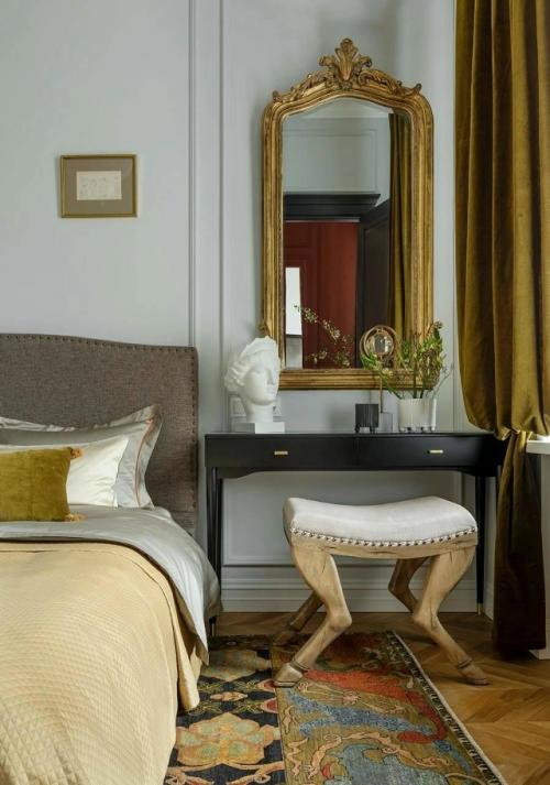 Красные акценты в московском интерьере. 04