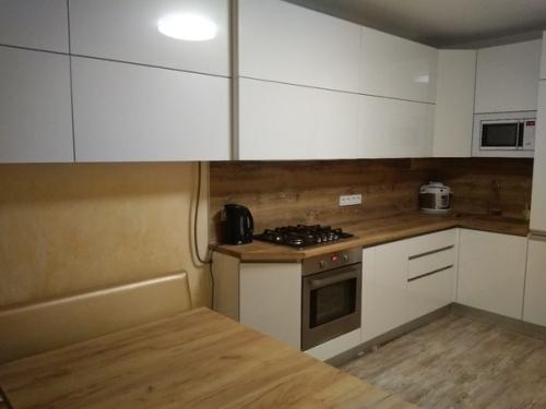 Закончили ремонт на кухне.