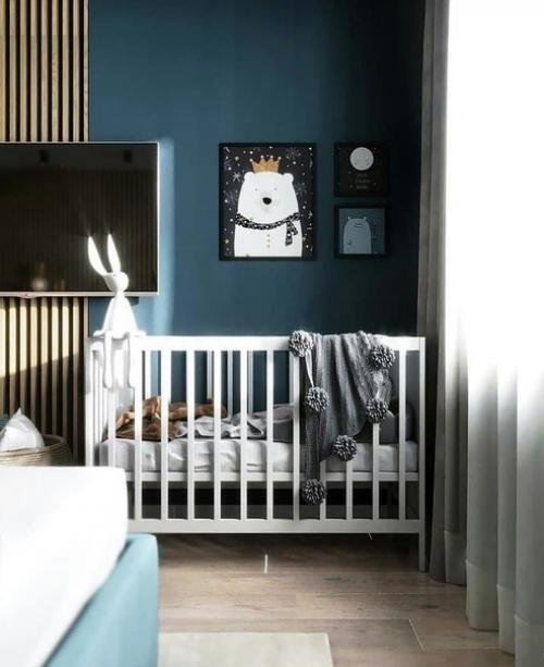 Проект спальни. Для пары с маленьким ребенком. 02