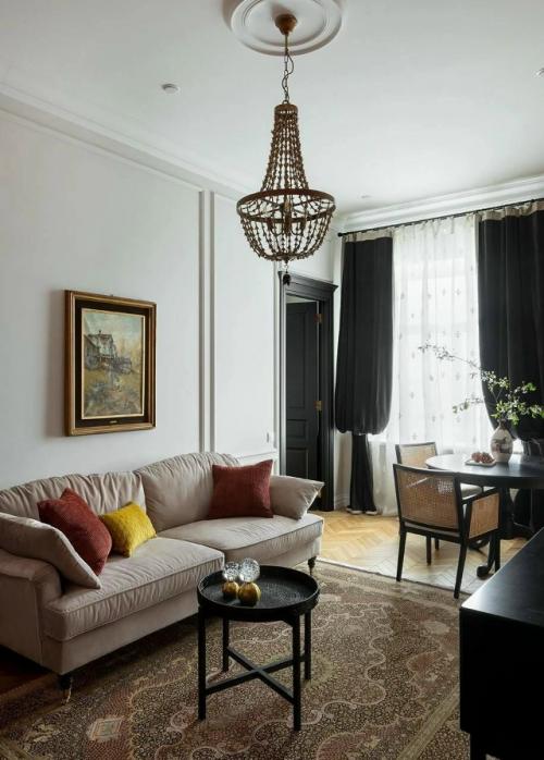 Красные акценты в московском интерьере. 03