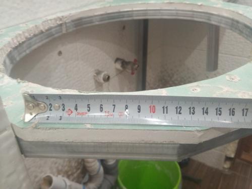 Была у меня раковина на пьедестале, но очень мне захотелось переделать её на мы встраиваем. 02