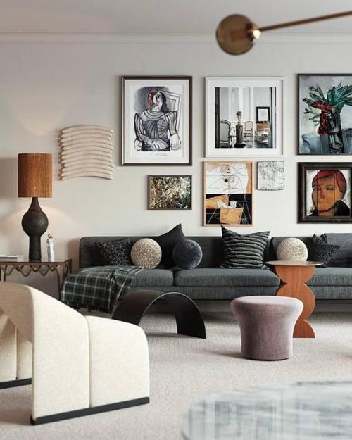 Дом, где картины становятся частью интерьера. 03