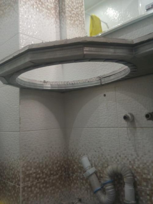 Была у меня раковина на пьедестале, но очень мне захотелось переделать её на мы встраиваем. 01