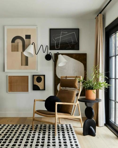 Дом, где картины становятся частью интерьера. 02