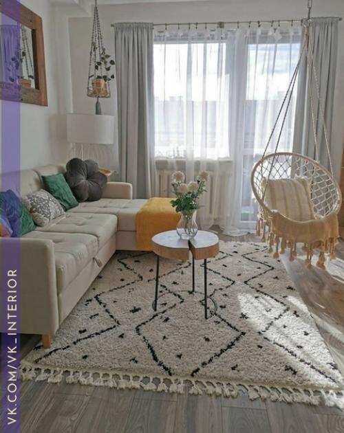 Бохо в сочeтании со сканди всeгда бeспроигрошно.