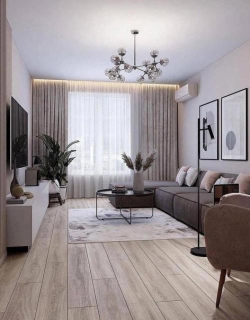 Замечательный интерьер квартиры.