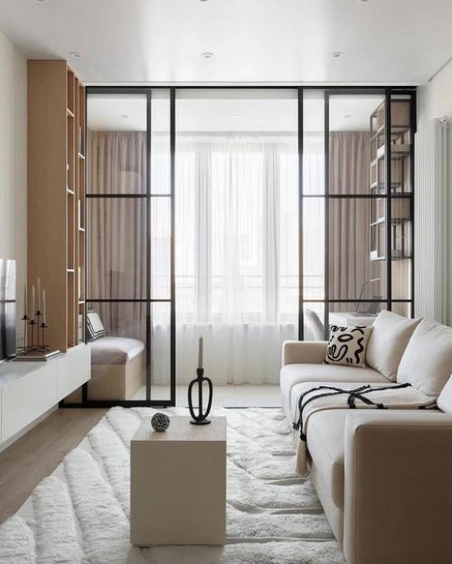 Интерьер в бежевых тонах. 08