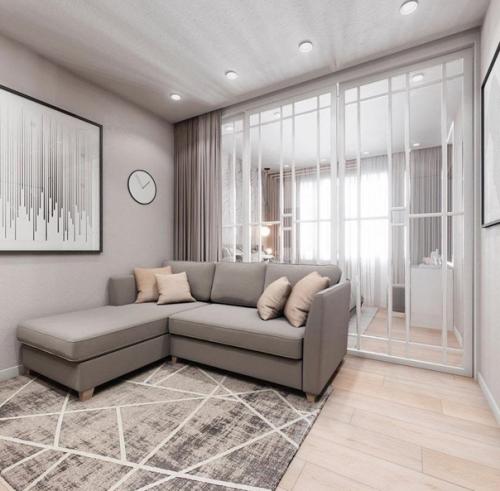 Отличный вариант. Для зонирования однушечки. 02