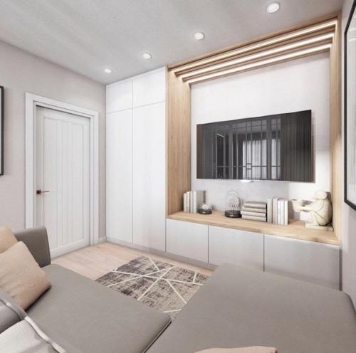 Отличный вариант. Для зонирования однушечки. 03