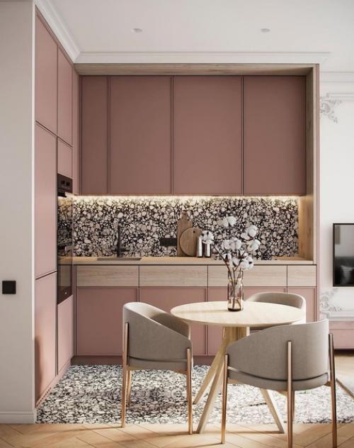 Замечательная кухня. Такой стиль идеально подойдет. 02