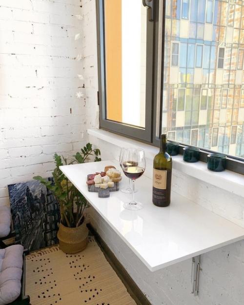 Балкончик делали все максимально бюджетно!  