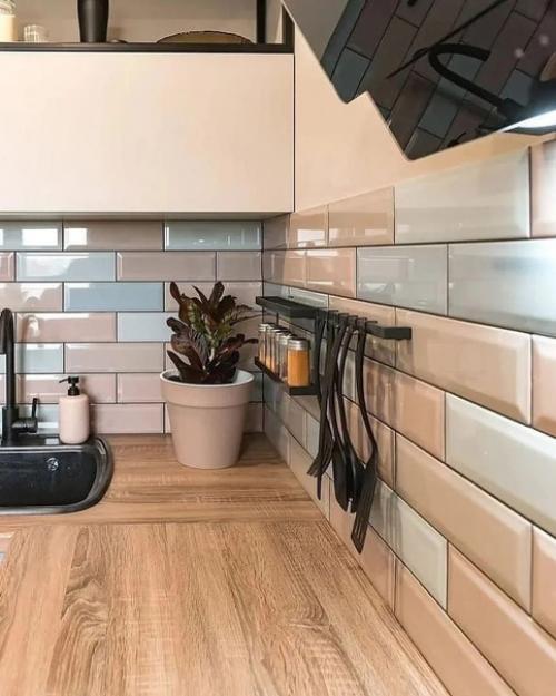 Замечательное оформление кухни. 06