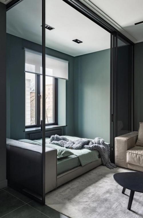 А так сразу и не скажешь, что это однушка.