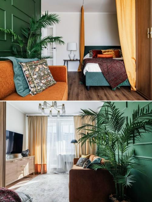 Квартира с атмосферой английской классики. 07