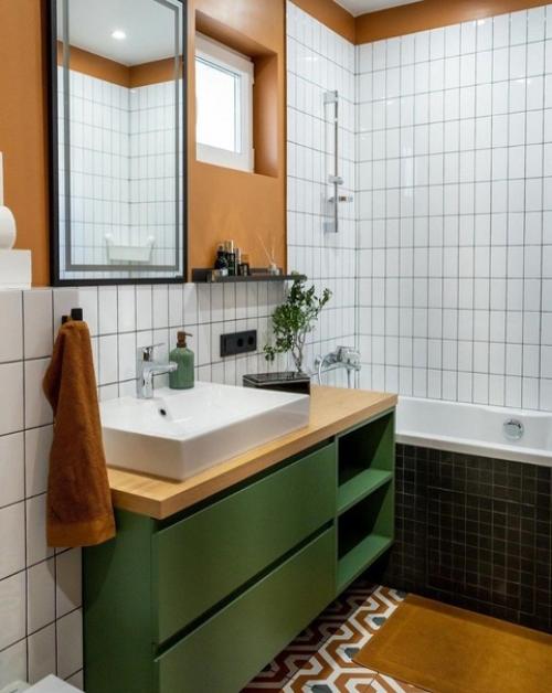 Яркий, сочный интерьер. 01